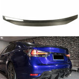 Carbon Fiber Rear Trunk Spoiler Lip Wing Splitter Auto Part For Lexus GS350 GS200 GS300 GS450h GS200t Sedan 2013-2020