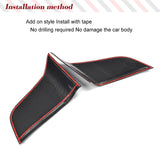 Carbon Fiber/FRP Black Side Door Fenders Blade Panels Flares for Audi MK2 8J TT TTS TTRS Coupe 2008 - 2014 Car Side Fender