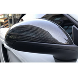 Car Side Door Trims Rearview Mirror Covers For Porsche 981 Boxter 2013-2015 Carbon Fiber NEW Mirror Housing Case Cap Accessories