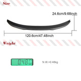 Dry Carbon Fiber Car Rear Trunk Spoiler for BMW 4 Series F36 Gran Coupe 2014 - 2019 Rear Wing Spoiler Boot Lid High Kick Lip