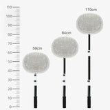 Car Wash Brush Car Cleaning Brush Telescoping Long Handle Mop Soft Hair Chenille Broom Window Wash Auto Accessories