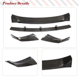 Carbon Fiber Car Front Bumper Lip Spoiler Splitters For BMW X5 G05 M-Sport 2019 2020 Front Bumper Chin Lip Spoiler Guard 4PCS