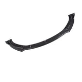 Upgrade Appearance For Tesla Model Y 2019-2024 3Pcs Body Kit Front Spoiler With Lip Bumper Chin Diffuser Carbon Look/Gloss Black