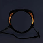 LED Headlight Trim Ring Bezel Light Fit For Harley Electra Street Tri Glide FLHX FLHT 14-23