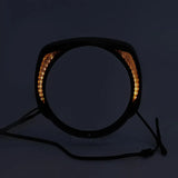 LED Headlight Trim Ring Bezel Light Fit For Harley Electra Street Tri Glide FLHX FLHT 14-23