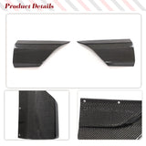 Car Rear Bumper Canards for Audi RS3 Sedan 2017-2019 Carbon Fiber Rear Splitters Cupwing Winglets Apron Diffuser Body Kits