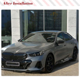 ABS Glossy Black Car Side Skirts Extension Spoiler for BMW 5 Series I5 G60 2024 Car Racing Side Body Kits Extension Lip Spoiler