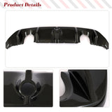 For Ford Focus RS Carbon Fiber Car Rear Bumper Lip Diffuser For Ford Focus RS Hatchback 4 Door 2016-2018 Rear Spoiler Splitter