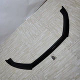 Car Front Bumper Lip Body Kit Spoiler Splitter Bumper Canard Lip Splitter For VW Polo MK6 GTI MPI TSI TGI 2017-2021 Tuning Black