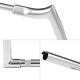 10" 12" 14" Rise 1.25" Ape Hanger Handlebar Fit For Harley Softail Dyna Road King Sportster XL883 1200