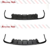 Carbon Fiber Car Rear Bumper Diffuser Lip Spoiler for Maserati Ghibli Sedan 4-Door 2014-2016 Rear Diffuser Apron Lip Body Kits