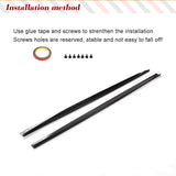 Dry Carbon Side Skirt Extension Lip Spoiler for BMW 4 Series G22 G23 M-SPORT 2D Side Door Rocker Plate Lip