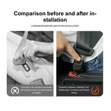 Metal Car Seat Belt Clip Buckle Extender One Button To Release 1/2 Pieces Safety Seat Belt Lock Buckle Plug 2cm Insert Socket