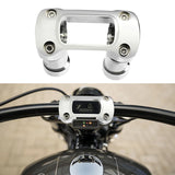 4" Tall Handlebar Riser Clamp For Harley Softail Breakout Standard Street Bob FXBB FXDR FXBR 1.25" Bar