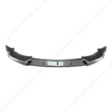 Car Front Bumper Splitter Lip Spoiler Diffuser Guard Body Kit Cover For BMW X6 G06 M-Sport 2019-2022 Pre-facelift Gloss Black