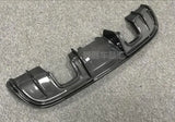 GT4 Real Carbon Fiber Rear Bumper Lip Diffuser Spoiler With Exhaust Tip For Porsche 718 Cayman Boxster  2016-2021