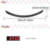 Carbon Fiber Rear Spoiler Wing Lip For Mercedes S-Class A217 S500 S63 S65 2016-2018 Convertible Car Rear Trunk Roof Lip Wing