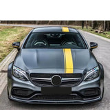 C63 Bumper Lip AMG Car Front Bumper Lip Splitter Spoiler Diffuser For Mercedes Benz C63 AMG 2014-2018 Car Accessories Body Kit