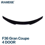 Spoiler for BMW 4 Series F36 F33 Carbon Fiber 4 2 Door Gran Coupe Convertible 2014-2019 Rear Ducktail Wing Trunk Accessories
