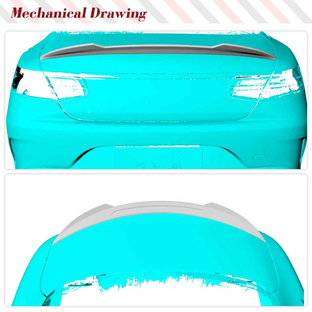 Carbon Fiber Car Rear Trunk Spoiler Tail Wing For Mercedes Benz S Clas ...