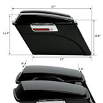 Motorcycle Hard Saddlebag Saddle Bags For Harley Touring Street Electra Glide Road King 1994-2013