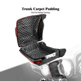 Motorcycle Pack Trunk Carpet Liner Leather Bags Pad Inner Pad For Harley Touring Road King Street Electra Road Glide CVO 2014-Up
