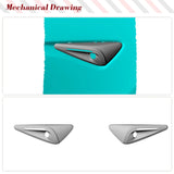 Fits Tesla Model 3/Y 2020-2023 Prepeg DRY Carbon Side Fender Camera Turn Signal Cover Side Splitters Car Kits Side Fender Cover