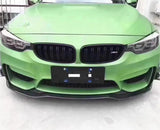 Wet Carbon Fiber Body Kits Front Lip Front Bumper Spoiler Body Kit PSM Style Fits For BMW M3 M4 F80 F82 2014-2020