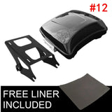 Motorcycle 5.5" Razor Tour Pack Trunk For Harley Touring Tour Pak Road King CVO Electra Street Glide FLHX FLHR FLHXS 2014-2023