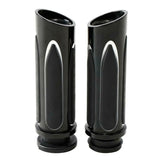Motorcycle 1'' CNC Electric Handle Bar Grips Fit For Harley Road King Street Glide Softail