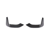 Real Carbon Fiber Front Bumper Canards for BMW 3 Series F80 M3 4 Series F82 F83 M4 2012 - 2018 Front Bumper Splitters FRP Black