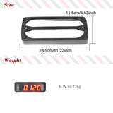 Dry Carbon Car Rear Tail Light Cover Trims For Mercedes-Benz G-Class W463 G500 G550 G55 G63 AMG 2004-2018