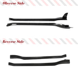 Prepreg Dry Carbon Car Side Skirts Extensions Lip Splitters Spoiler For Porsche 911 Turbo S 2019-2023 Car Door Guard Body Kit