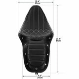Motorcycle Driver Passenger Seat Fit For Harley Touring Electra Road Glide 2009-2020 2016