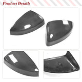 Replacement Style Carbon Fiber Car Racing Rearview Mirror Covers Caps for AUDI 8S MK3 TT/ TTS 2016-2020 4S MK2 R8 2016-2019