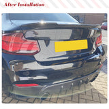 Carbon Fiber/FRP Car Rear Bumper Diffuser Lip Spoiler for BMW 2 Series F22 F23 2-Door M Sport 2014-2017 Rear Diffuser Body Kit