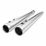 Motorcycle 4" Megaphone Tappered Slip On Exhaust Pipes For Harley Touring Road Glide Road King Street Glide 2017-2022