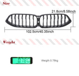 Carbon Fiber Front Grille Spoiler for BMW 8 Series G14 G15 G16 M Sport 840i 2018 - 2021 Front Racing Grille Grills Dry Carbon