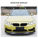Carbon Fiber Car Front Bumper Lip Splitters for BMW F80 M3 F82 F83 M4 2014-2019 Racing Front Lip Spoiler