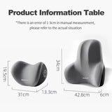 Car Neck Cushion Memory Foam Car Lumbar Support For Car Supplies Universal Neck Pillow Waist Cushion Car Seat Car Assesories