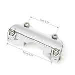 Motorcycle 1" Handlebar Risers Top Clamp For Harley Touring Road King Street Electra Glide 1988-2023 2020 2019 Aluminum