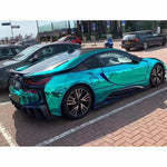 For2014-2020 Bmw i8 EB style forged grain body kit with front lip ducktail side skirts and rear diffuser for Bmw i8