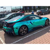 For2014-2020 Bmw i8 EB style forged grain body kit with front lip ducktail side skirts and rear diffuser for Bmw i8