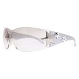 Designer Wraparound Sunglasses: Unisex Punk Style