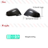 Car Mirror Covers Dry Carbon Caps Shell For Toyota Supra A90 2020-2021 and BMW Z4 Real Carbon Side Rearview Mirror Cap Cover
