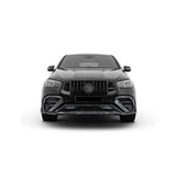 Runde Dry Carbon Fiber For Mercedes-Benz GLE Coupe Upgrade B Style Body Kit Front Lip Grille Tuyere Wheel Eyebrow Rear Diffuser