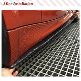 For BMW 1 Series E82 1M Coupe Sedan 2011-2018  Carbon Fiber / FRP Car Side Skirts Extension Lip Body Kits Apron Car Racing