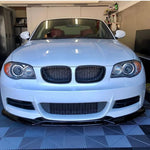E82 E87 E88 Front Bumper Lip Splitter Spoiler For BMW 118i 120i 120d 123d 125i 125se 128i 135i 2007-2013 Guard Tuning Diffuser