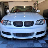 E82 E87 E88 Front Bumper Lip Splitter Spoiler For BMW 118i 120i 120d 123d 125i 125se 128i 135i 2007-2013 Guard Tuning Diffuser