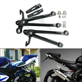Motorcycle Rear Passenger Foot Peg Footrest Bracket Set For Suzuki GSXR1000 GSXR 1000 2005-2006